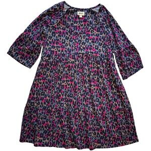 Pact Revive Flutter Sleeve Dress Women Size S Small Organic Cotton Pockets